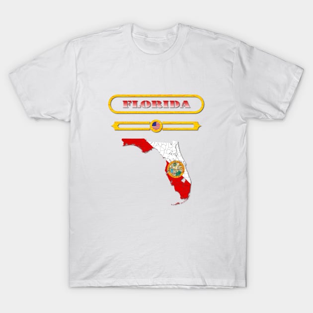 FLORIDA STATE, UNITED STATES, USA. SAMER BRASIL T-Shirt by Samer Brasil